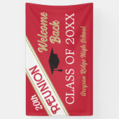 Wiedersehen-Banner für die Welcome Back Class Banner (Vertikal)