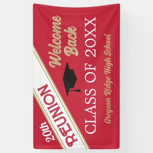 Wiedersehen-Banner für die Welcome Back Class Banner (Vertikal)