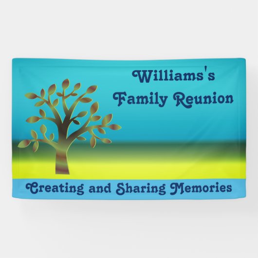 Wiedersehen-Banner für Family Tree Banner (Horizontal)