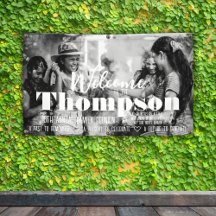 Wiedersehen-Banner für personalisierte Fotos