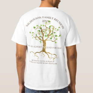 Wiedersehen "Baumwurzeln der Familie wirl"hinzufü T-Shirt