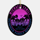 Wiedersehen Beach Cruise Sunset Vacation 60er Keramik Ornament (Rechts)