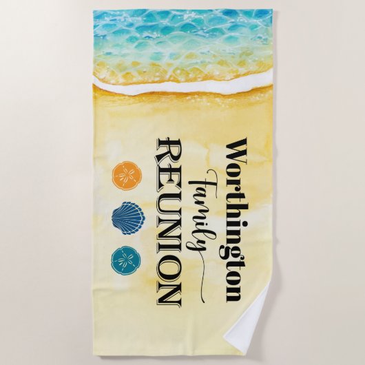 Wiedersehen Beach Handtuch (Vorderseite)