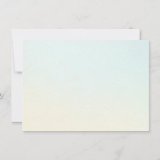 Wiedersehen Beach Palm Trees Tropical Script Save The Date (Rückseite)