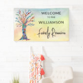 Wiedersehen-Begrüßung der Familie Tree Banner (Insitu)