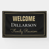 Wiedersehen-Begrüßungsbanner für klassische, famil Banner (Horizontal)