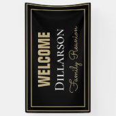 Wiedersehen-Begrüßungsbanner für klassische, famil Banner (Vertikal)