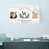 Wiedersehen-benutzerdefiniertes Foto-Monogramm-Beg Banner (Messeveranstaltung)