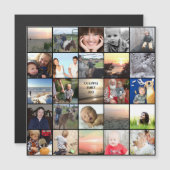 Wiedersehen bevorzugt FotoCollage Magnetkarte (Vorne/Hinten)