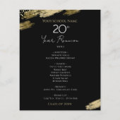 Wiedersehen Black and Gold Event der Klasse (Vorderseite)