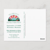 Wiedersehen Camp Save the Date Postkarte (Rückseite)