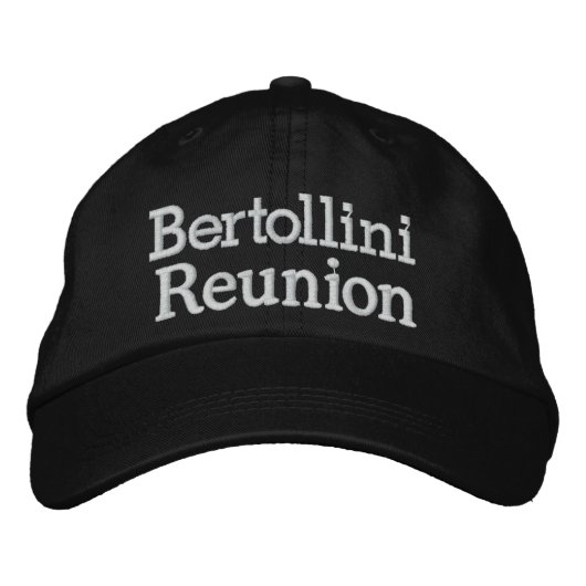 Wiedersehen Cap by SRF Bestickte Kappe (Vorderseite)