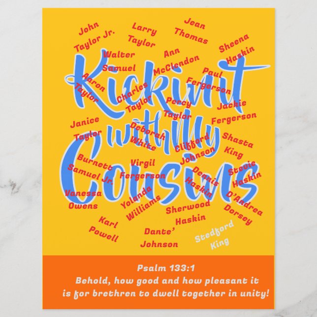 Wiedersehen Card-Aktienblatt für die Familie Jean (Vorderseite)