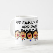 Wiedersehen Cartoon Kaffeetasse (Vorderseite Links)