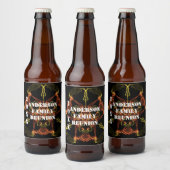 Wiedersehen Celebration Bright Celestial Event Bierflaschenetikett (Flaschen)