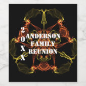 Wiedersehen Celebration Bright Celestial Event Weinetikett (Einzelnes Label)