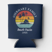 Wiedersehen Coastal Vacacation Beach Cruise Retro Dosenkühler (Vorderseite)