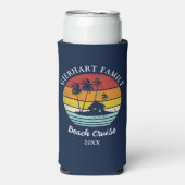 Wiedersehen Coastal Vacacation Beach Cruise Retro Selters Dosenkühler (Seltzer Vorderseite)