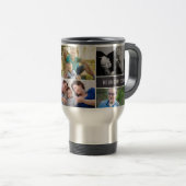 Wiedersehen Collage Fotos mit Namen und Jahr Reisebecher (VorderseiteRechts)