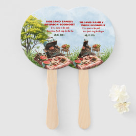 Wiedersehen Cookout in der Familie im Park Set der Fächer