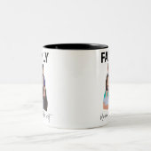 Wiedersehen Cool Family Wiedersehen Zweifarbige Tasse (Mittel)