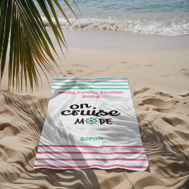 Wiedersehen Cruise Monogram Strandtuch