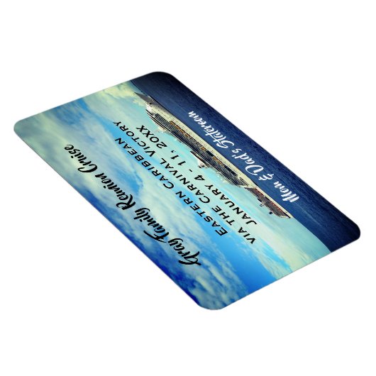 Wiedersehen Cruise Ship Cabin ID-Marker Magnet (Rechte Seite)
