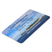 Wiedersehen Cruise Ship Kabine Tor ID-Kennzeichen Magnet (Linke Seite)