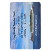 Wiedersehen Cruise Ship Kabine Tor ID-Kennzeichen Magnet (Vertikal)