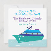 Wiedersehen Cruise Ship Urlaub Save the Date (Vorderseite)