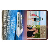 Wiedersehen Cruise Stateroom Door Marker Beach Fot Magnet (Horizontal)