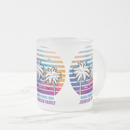 Wiedersehen Custom Cruise Vacation Mattglastasse (VorderseiteRechts)