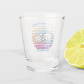 Wiedersehen Custom Cruise Vacation Schnapsglas (Rückseite)