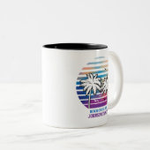 Wiedersehen Custom Cruise Vacation Zweifarbige Tasse (VorderseiteRechts)