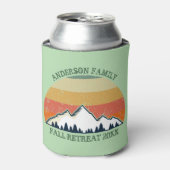 Wiedersehen Custom Fall Retreat Sunset Mountain Dosenkühler (Kanne Vorderseite)