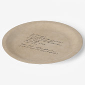 Wiedersehen Custom Family Recife Pappteller (Schrägansicht)