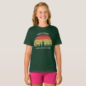 Wiedersehen Custom Forest Camping Trip Sunset T-Shirt (Vorne ganz)