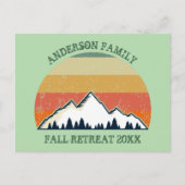 Wiedersehen Custom Sunset Party Einladung Postkarte (Vorderseite)