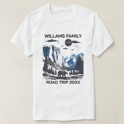 Wiedersehen Custom Trip National Park T-Shirt (Design vorne)