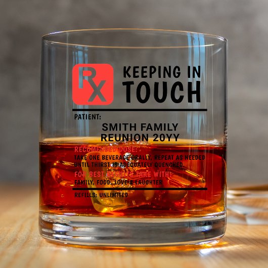 Wiedersehen Custom Whiskey Prescription Family Whiskyglas