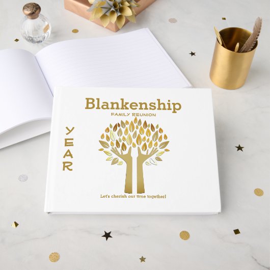 Wiedersehen der Chic-Reihe unterstützt die Erstell Gästebuch (Vorderseite Offen)