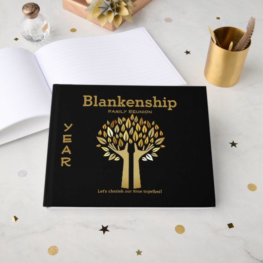 Wiedersehen der Chic-Reihe unterstützt die Erstell Gästebuch (Vorderseite Offen)