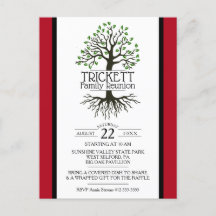 Wiedersehen der dunkelroten Stammbaumfamilie