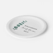 Wiedersehen der Eucalyptus-Familie Pappteller (Schrägansicht)