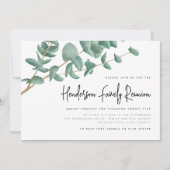 Wiedersehen der Eukalyptusbaum-Familie Einladung (Vorderseite)