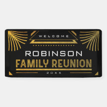 Wiedersehen der Gold Art Deco-Familie