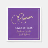 Wiedersehen der Klasse für klassisches Design Serviette (Vorderseite)