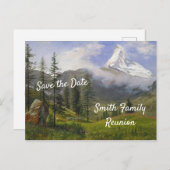 Wiedersehen der Matterhorn-Familie Einladungspostkarte (Vorne/Hinten)