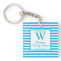 Wiedersehen der modernen monogram Light Blue Strip