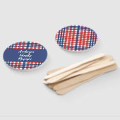 Wiedersehen der Produktfamilie Rot, Weiß und Blau Fächer (Non-assembled)